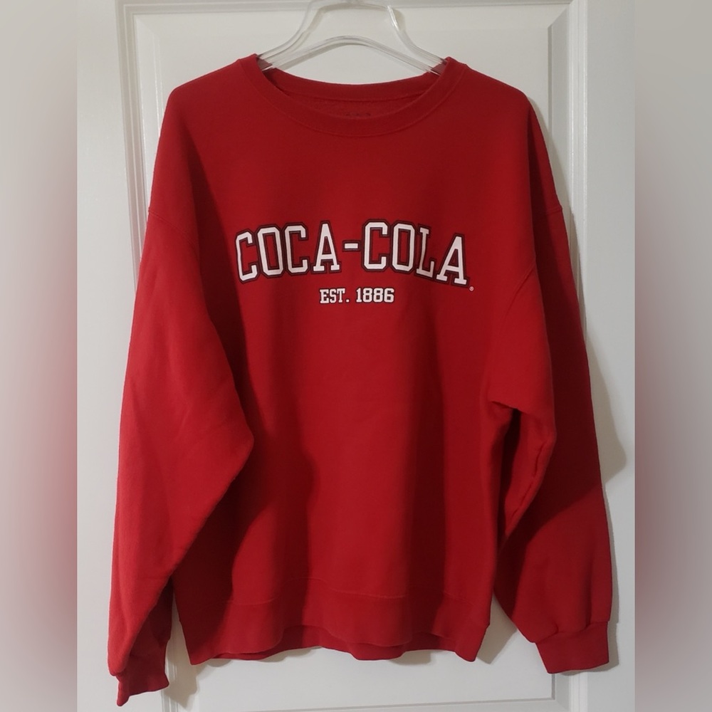 Vintage Coca Cola Pullover Sweatshirt Size XL